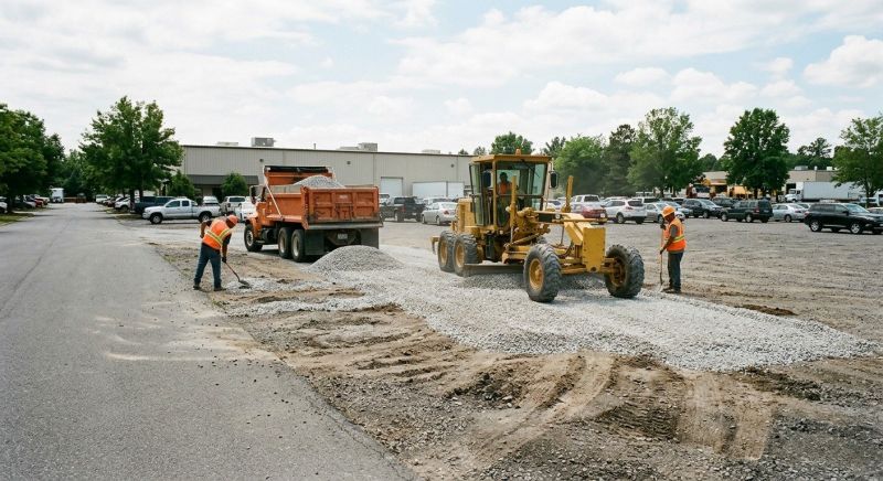 Parking Lot Gravel Repair in Heber City, UT